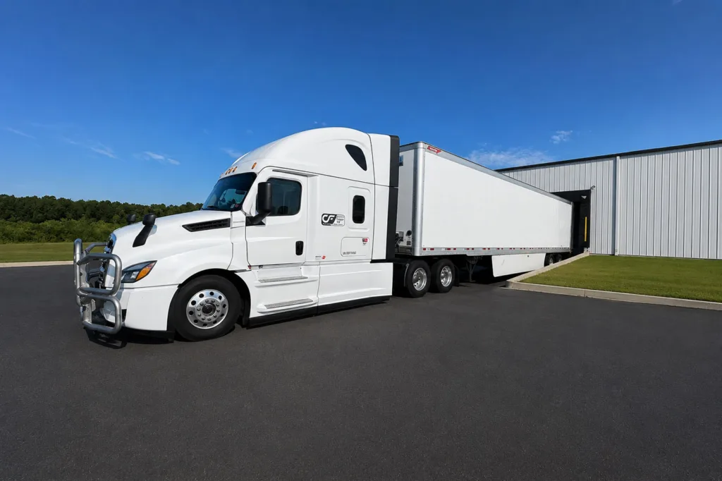 Transportation services by Custom Freight LLC truck delivery