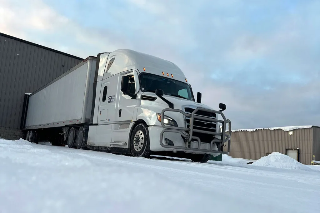 Transportation services by Custom Freight LLC truck delivery